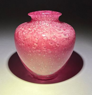 Steuben Glass 10-1/4" (H) "Cluthra" Vase #2683 Circa 1920-25. Steuben Glass (Corning, New York) 