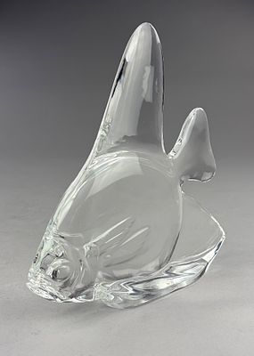 Steuben Glass #7698 Large Figural Fish American Art Glass Sculpture. Steuben Glass (Corning, New 