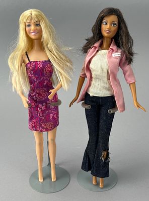 Mattel Fashion Dolls with Stands, Dr. Barbie Theme. Mattel fashion dolls featuring "Dr. Barbie" 