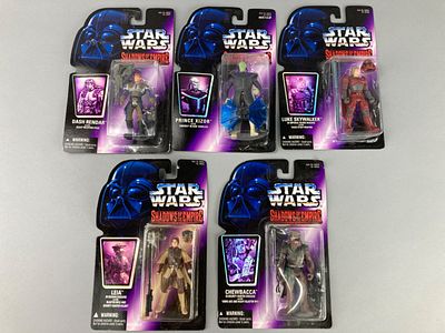Kenner Star Wars Shadows of the Empire Figures, 1996. Set of five Star Wars Shadows of the 
