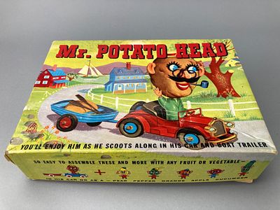 Mr. Potato Head Toy Set with Car and Accessories. Mr. Potato Head toy set featuring a plastic 