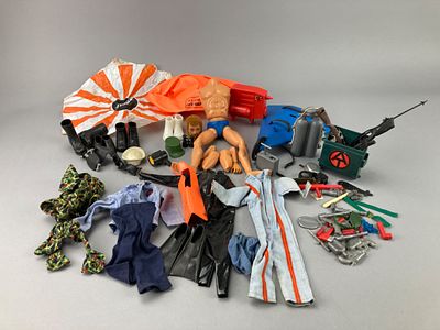 G.I. Joe Action Figure Set with Accessories. G.I. Joe action figure set featuring assorted 