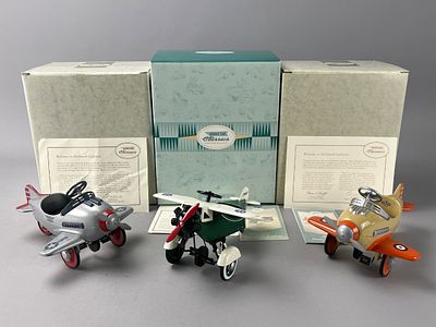 Hallmark Kiddie Car Classics Model Airplanes Set. Set of Hallmark Kiddie Car Classics model 