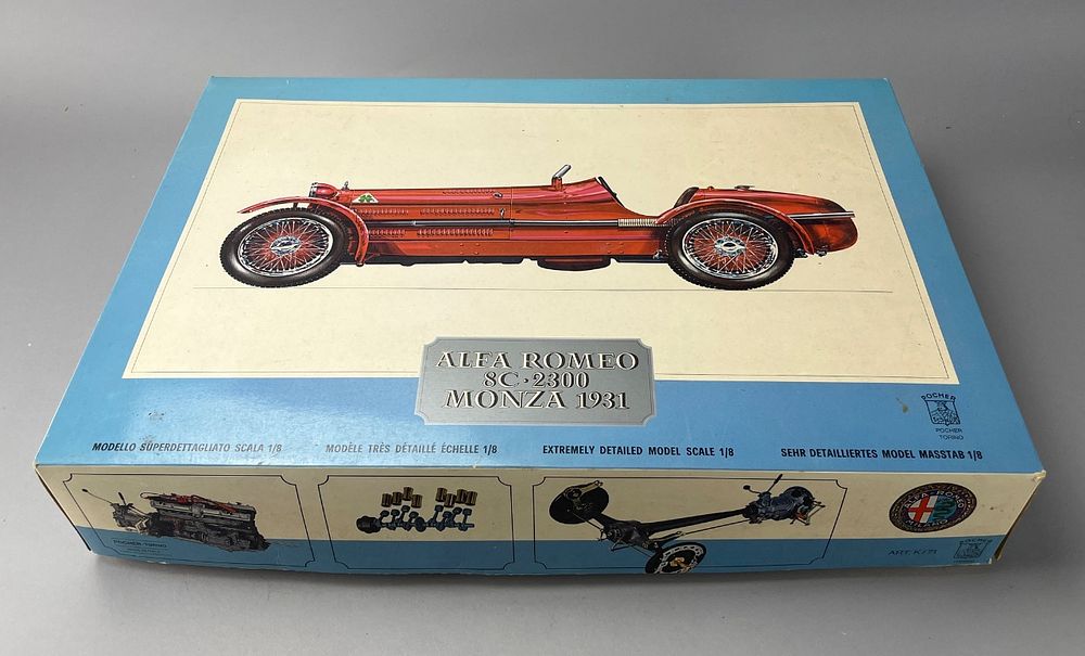 Pocher Torino Alfa Romeo 8C-2300 Monza Kit. Pocher Torino model kit of the Alfa Romeo 8C-2300 