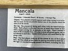 Mancala Board Game & Stones. Mancala board measures 18" x 5.5". 1 Mancala stone is missing and Image - 1