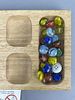 Mancala Board Game & Stones. Mancala board measures 18" x 5.5". 1 Mancala stone is missing and Image - 3