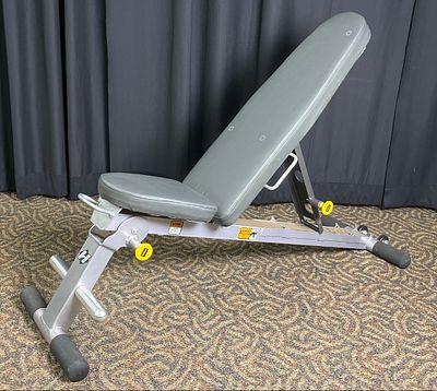 Adjustable Weight Bench with Padded Seat. Adjustable weight bench with padded seat and backrest. 