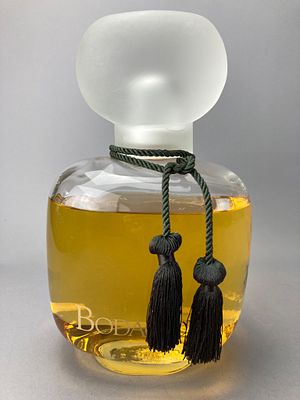 Factice Dummy Perfume Bottle with Stopper. Factice dummy perfume bottle with frosted glass 