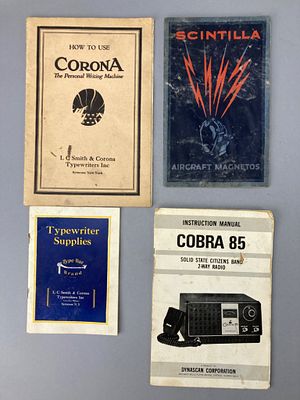Set of Vintage Instruction Manuals, Paper. Set of vintage instruction manuals, including "How to 
