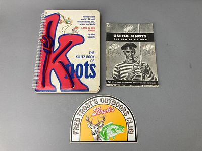 Knot-Tying Books: "Klutz" & "Useful Knots". Set of knot-tying instructional books including "The 