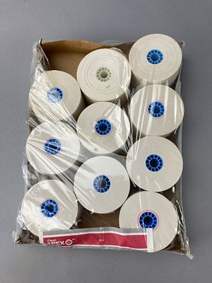 The Mead Corp Thermal Paper Rolls, 1986. Pack of thermal paper rolls by The Mead Corporation 