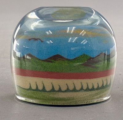 Sand Art Paperweight Rainbow Way Ltd. (Albuquerque, New Mexico). Rainbow Way Ltd. (Albuquerque 