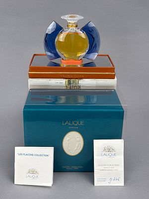 Lalique Jour Et Nuit Perfume Bottle, Limited Edition 1999. Lalique 'Jour et Nuit' limited 