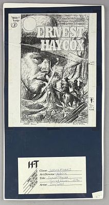 Guy Deel Illustration Board for Ernest Haycox's "Secret River". Guy Deel (American, 1933-2005) 