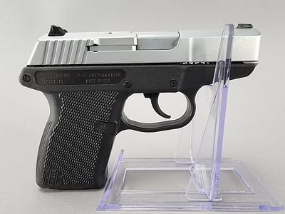 Kel Tec Model P-11 9mm Pistol. Kel-Tec P-11 semi-automatic pistol chambered in 9mm Luger, serial 