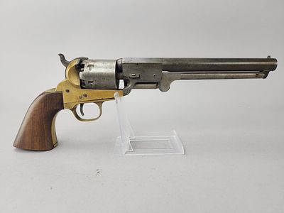 1851 Navy-Pattern .36 Percussion Repro Revolver. Unknown-maker reproduction Colt Model 1851 