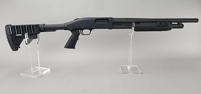 Mossberg Model 500 12ga Pump. Mossberg Model 500 12 gauge pump-action shotgun, serial number 
