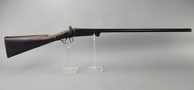 Richards Belgian 12 Ga SxS Hammer Shotgun. Richards-marked Belgian 12 gauge side-by-side 