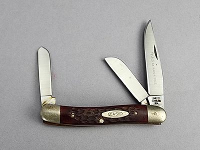 1973 Case XX Delrin 6318 HP SSP 7 Dot Knife. W.R. Case &amp; Sons 6318 HP SSP three-blade 