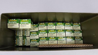 Remington .22 Long Rifle Ammo in Can 1200 Rounds. Remington Thunderbolt Hi-Speed .22 Long Rifle 