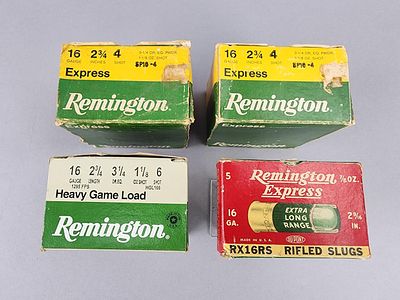 16 Gauge Shotgun Shells 73 Shots. Group of 73 vintage 16 gauge shotgun shells comprising one 