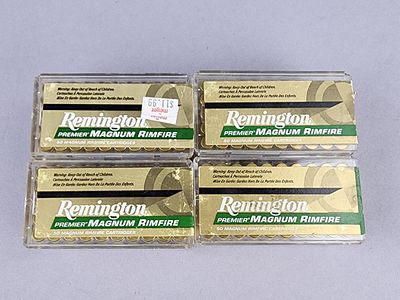 Remington Magnum Rimfire 200 Rounds. Remington Premier Magnum Rimfire ammunition comprising four 
