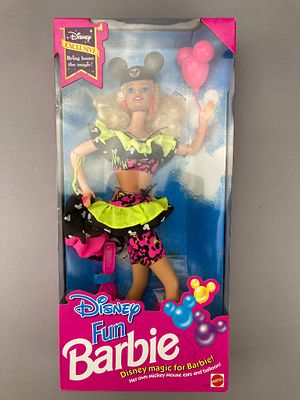 1992 Mattel Disney Fun Barbie Doll in Original Box. 1992 Mattel Disney Fun Barbie No. 10247 