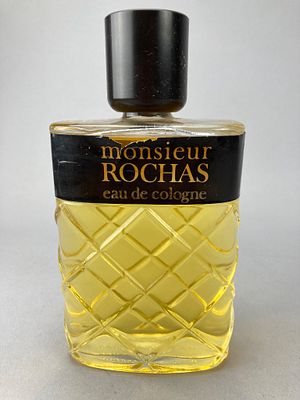 Vintage Marcel Rochas Monsieur Eau de Cologne Bottle. Vintage factice Monsieur Rochas eau de 