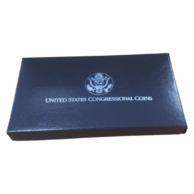 ארצות הברית סט רונגרס פרוף 2 מטבעות מטבע 1 דולר, ומטבע חצי דולר, מטבע 1 דולר עשוי כסף 0.900 