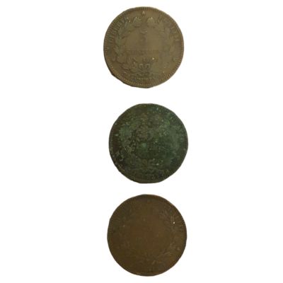 צרפת -קרס 5 סנטימיס ברונזה - לוט 3 מטבעו