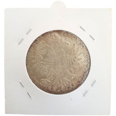 אוסטריה 1 טאלר משנת 1780 במצב XF כסף 0.835 במשקל 28.07 גרם