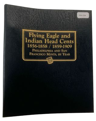אלבום למטבעות אחד סנט ראש אינדיאני לשנים 1856-1909