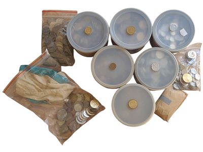 ישראל אוסף ענק של מטבעות ישראל 10 אגורות 5 אגורות שקל 5 ו10 שנים שונים נומינל 90 שח משקל 6 קילו 