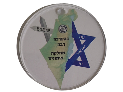 ישראל מדליה פרטית בנושא צבא "חרבות ברזל - בהערכה רבה, מחלקת אימונים" בקוטר 60 מ"מ במשקל 10.5 גרם