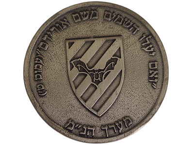 ישראל מדליה פרטית בנושא צבא "מערך הנ"מ" בקוטר 60 מ"מ במשקל 41.95 גרם
