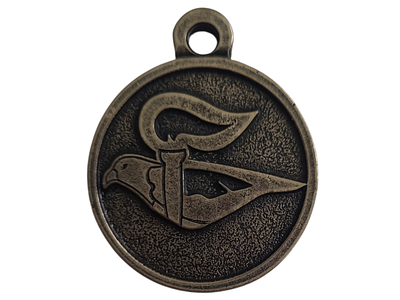 ישראל מדליון פרטי בנושא צבא "בית הספר לטיסה" בקוטר 37 מ"מ במשקל 18.21 גרם