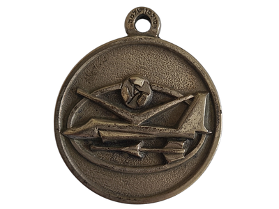 ישראל מדליון פרטי בנושא צבא "דרך צלחה - חיל האויר" בקוטר 45 מ"מ במשקל 31.35 גרם