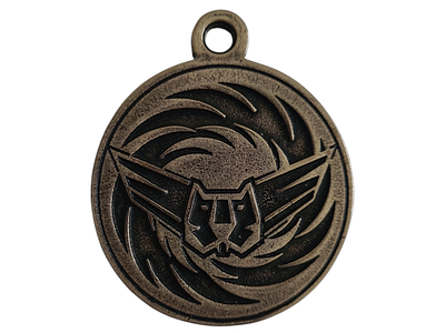 ישראל מדליון פרטי בנושא צבא "אבירי הזנב הכתום - טייסת 107" בקוטר 38 מ"מ במשקל 23.25 גרם