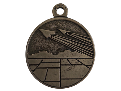 ישראל מדליון פרטי בנושא צבא "בהוקרה משפחת נבטים" בקוטר 40 מ"מ במשקל 20.09 גרם