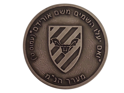 ישראל מדליון פרטי בנושא צבא "מערך הנ"מ" בקוטר 40 מ"מ במשקל 22.27 גרם