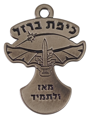 ישראל מדליון פרטי בנושא צבא "כיפת ברזל מאז ולתמיד" עם מתקן לשחרור עגלות סופר במשקל 19.72 גרם