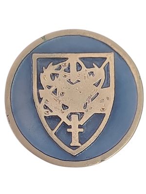 ישראל סיכת כומתה "בהוקרה מקשא"פ צפון" בקוטר 24 מ"מ במשקל 4.11 גרם