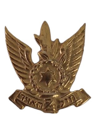 ישראל סיכת כומתה "חיל האויר" במשקל 0.71 גרם