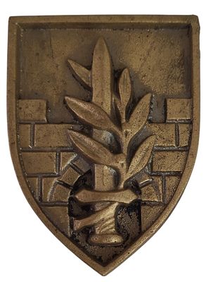 ישראל מדליה בנושא צבא "חטיבה 16 - מגן ירושלים" במשקל 93.17 גרם