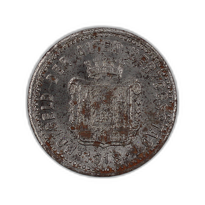 גרמניה כסף חירום בעריך 5 פינניג משנת 1917 במצב BU