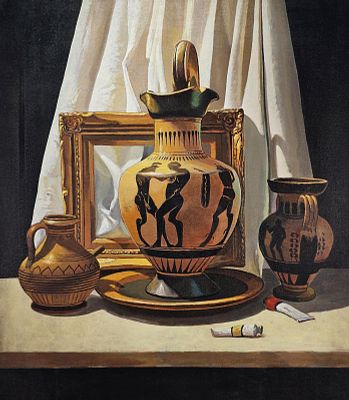 Sole Antonio (Pago del Vallo di Lauro, AV 1933 - Nola, NA 2020) - Composizione classica olio su 
