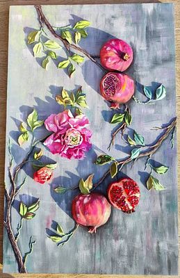 Натали Лысенко - Изобилие. Скульптурная живопись+ барельеф