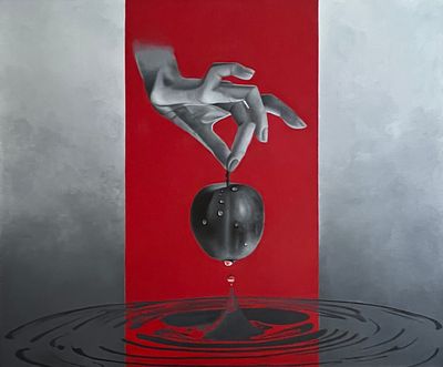 Наталья Ларгина - Яблоко желаний. Холст, масло