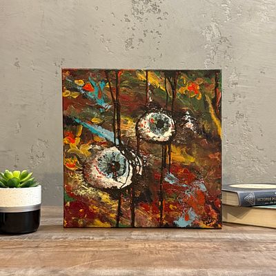 Елена Буркова - «Зачарованные N 3». Картина из серии «Зачарованные». Участвовала в персональной 