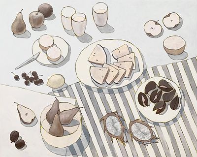 Людмила Акиньшина - Пикник beige. Картина о тишине, о вещах, которые присутствуют, но не требуют к 